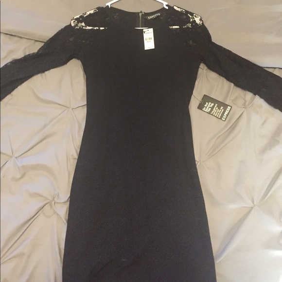 Express black lace dress - Picture 1 of 5